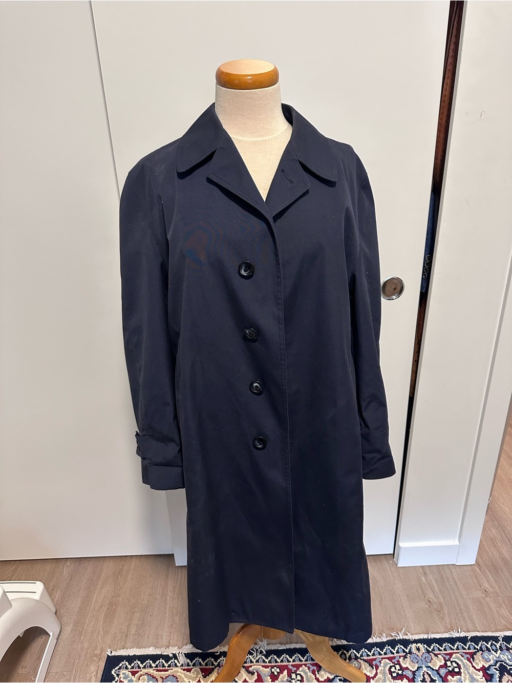 Vintage blue London Fog Women's Overcoat